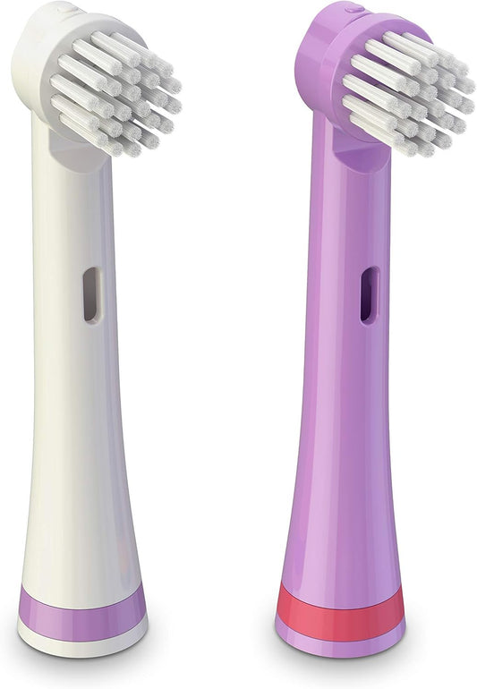 Electronic Toothbrush Replacement Brush Heads 2 Pack (Sparkle the Unicorn)