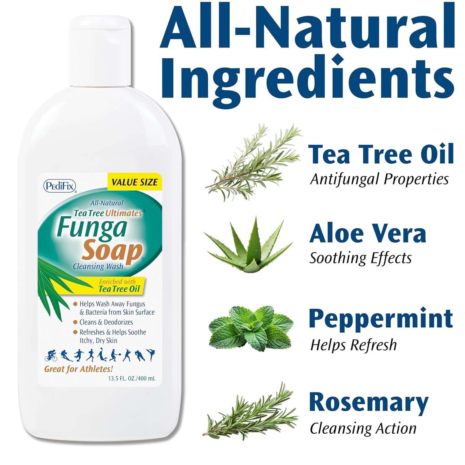 Fungasoap Cleansing Wash - 13.5 Fl. Oz (Packaging May Vary)